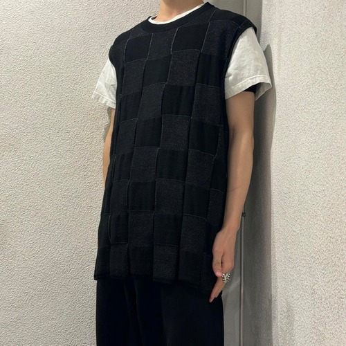 COMME des GARCONS HOMME PLUS　 コムデギャルソン オムプリュス チェックベスト PG-N004 SIZE M【表参道t01】