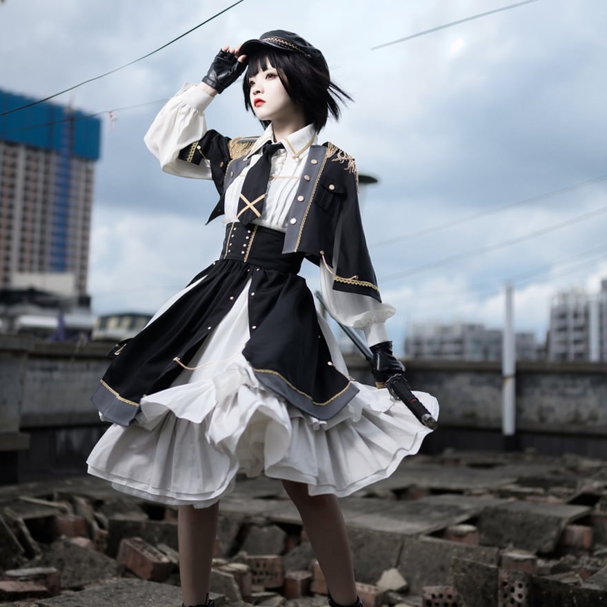 ゴスロリ通販 With U 予約販売 ゴシック ロリィタ ミリロリ 軍服