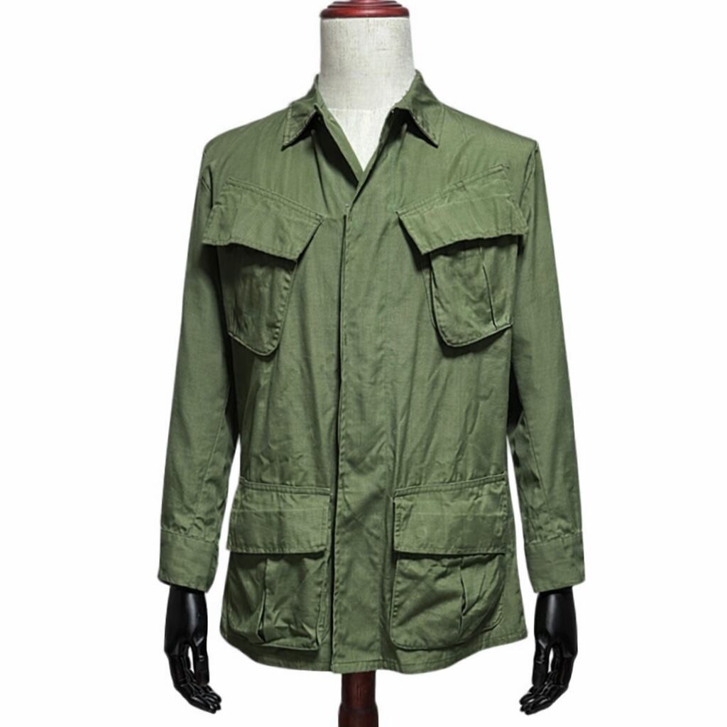 ピ*ウ様 美品　ミントコンディション　ジャングルファティーグ　ジャケット　4th ミントコンディション 米軍実物 70s ビンテージ 4th ジャングル