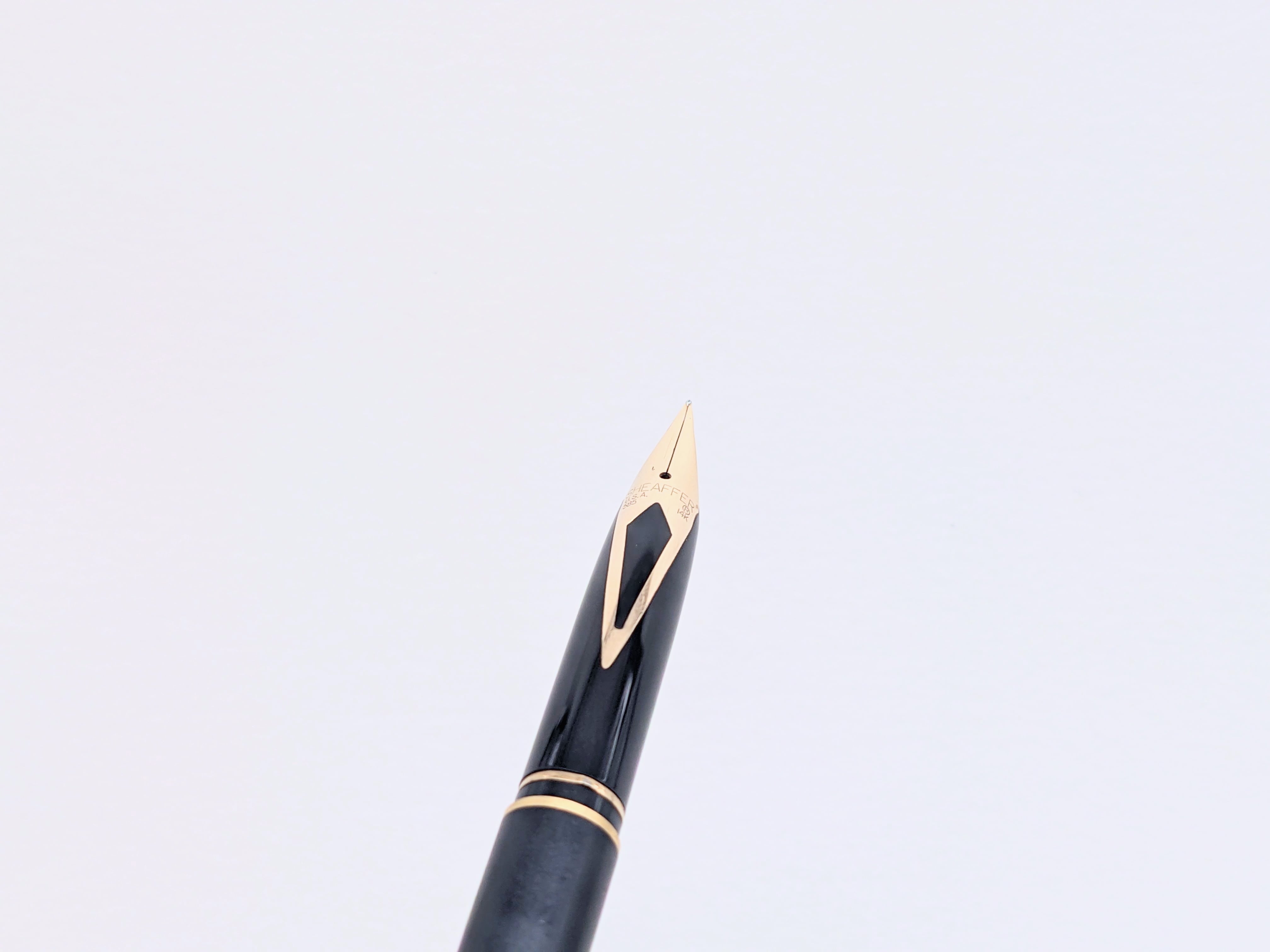 【美品】SHEAFFER シェーファー タルガ 青 1036 万千筆14k585 美品】SHEAFFER シェーファー タルガ 青 1036 万千筆14k585
