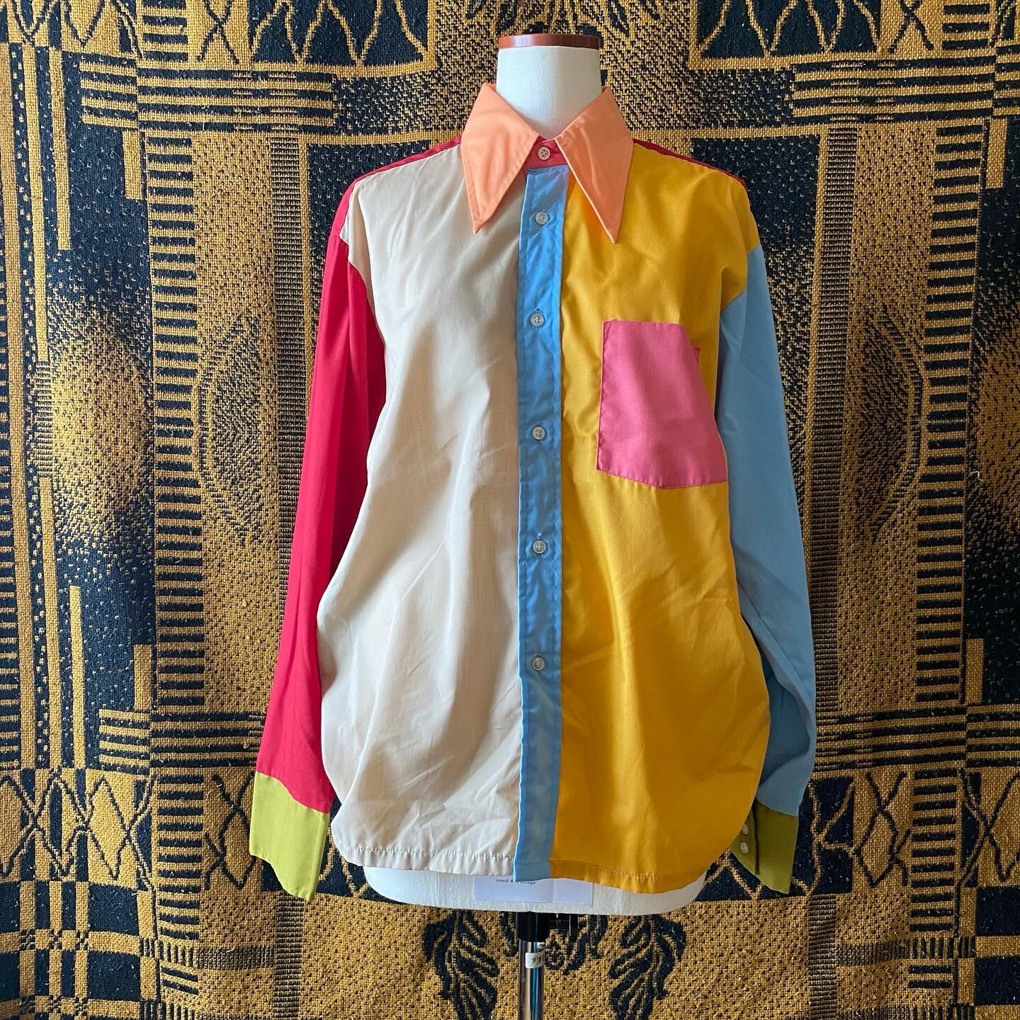 crazy pattern vintage shirt