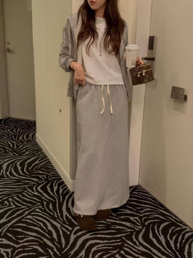 (予約) miel / Essential kimo skirt 3color