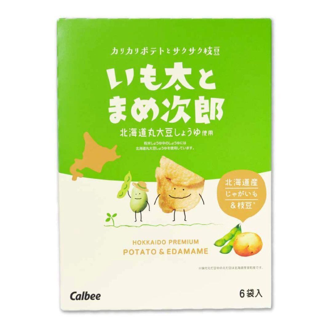 〈不二屋本店〉カルビー いも太とまめ次郎 84g 14g × 6袋
