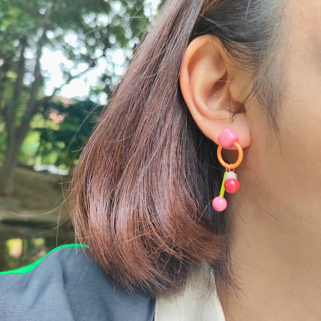ステッキ フルーツ【ピアス/イヤリング】