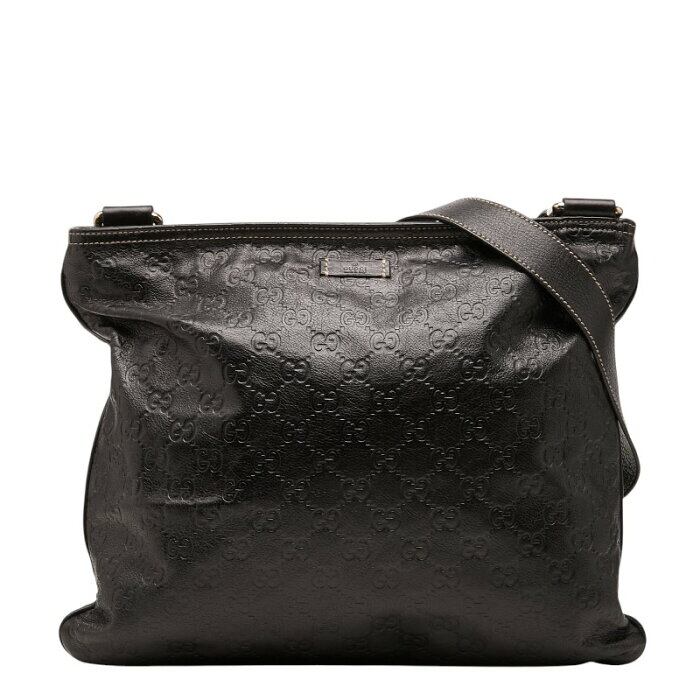 美◇GUCCI グッチ ジャッキー A4対応 オールレザートート バッグ黒
