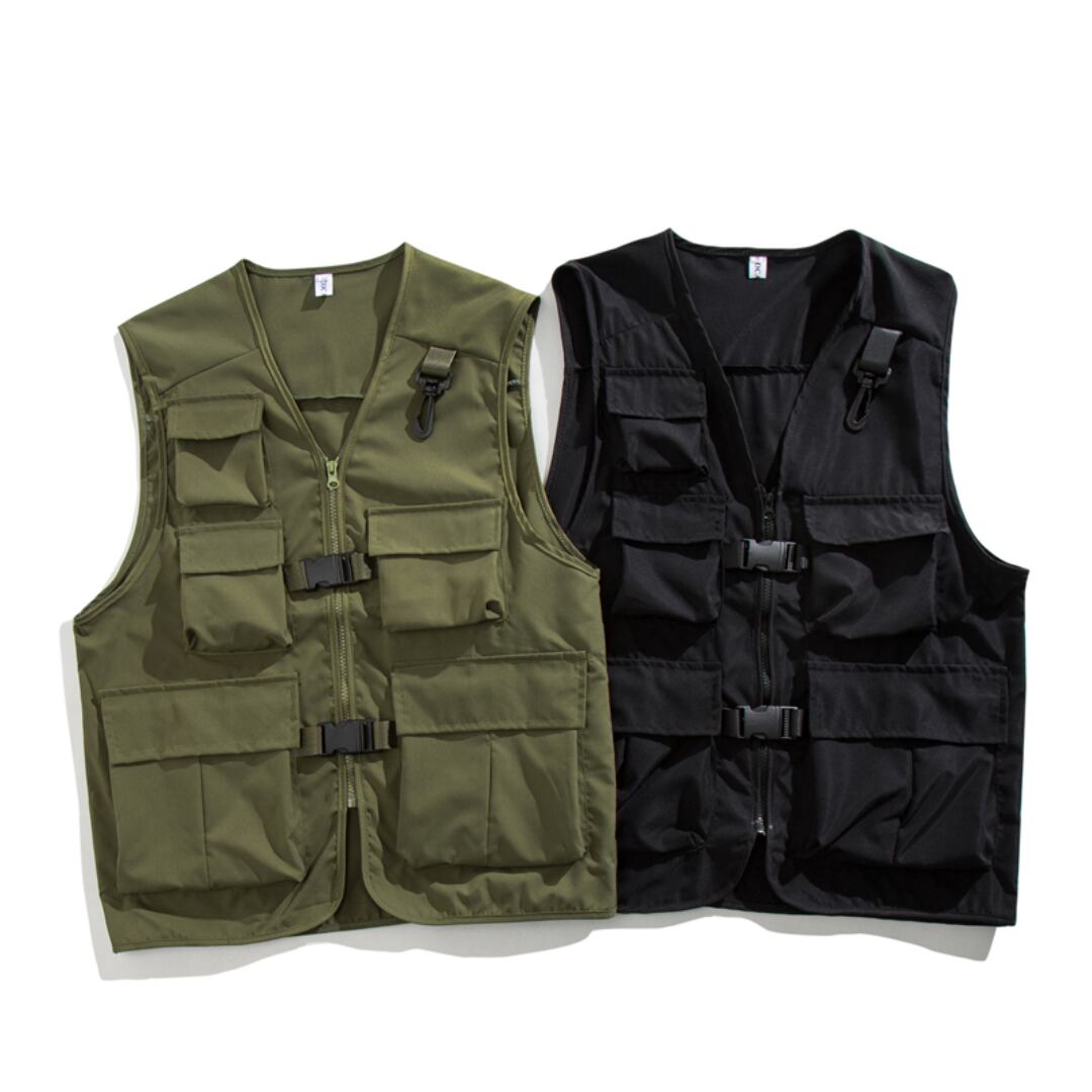 マルチポケットジップアップベスト 5XLまで対応 A18863