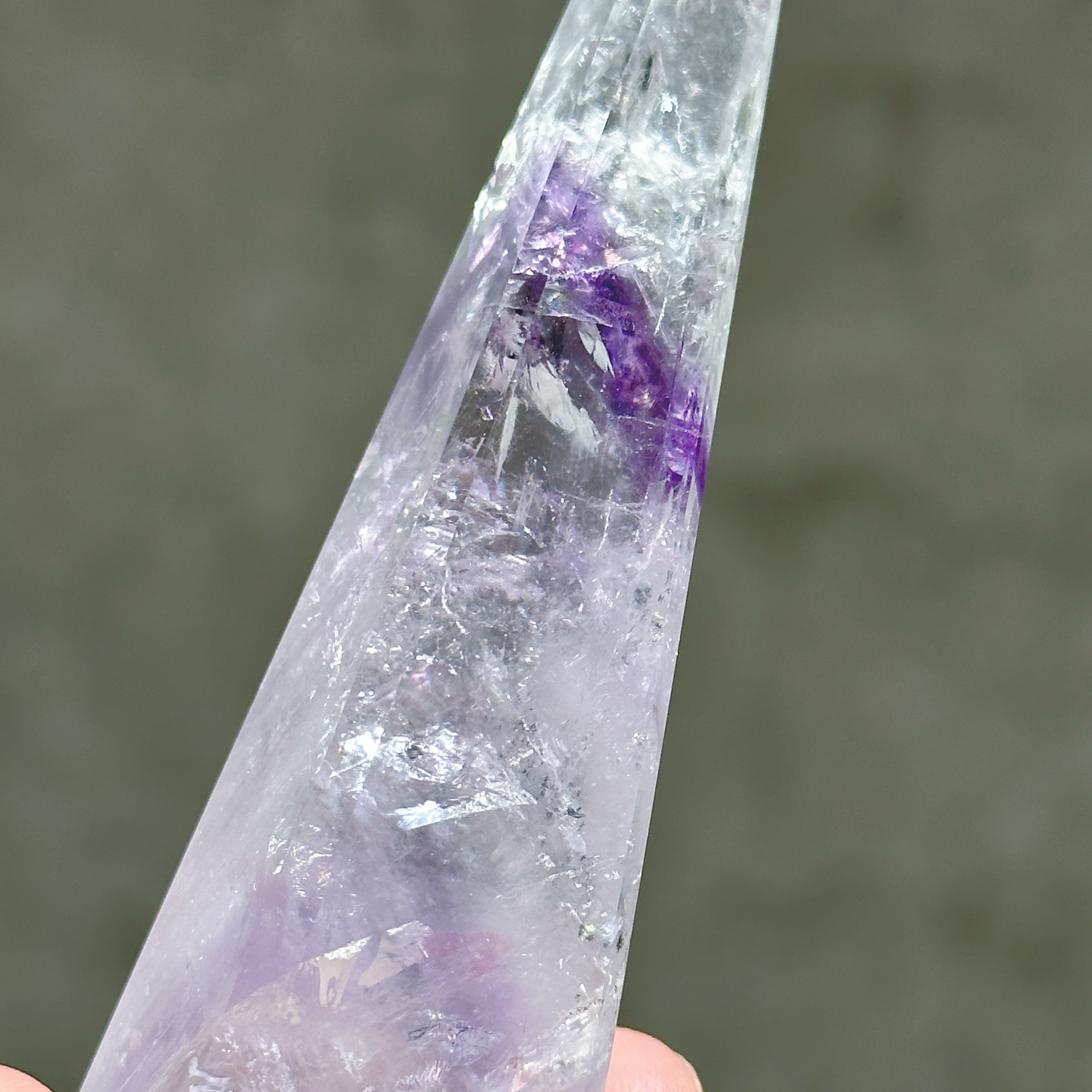 ファントムアメジスト オベリスク01◇Phantom Amethyst ◇天然石・鉱物