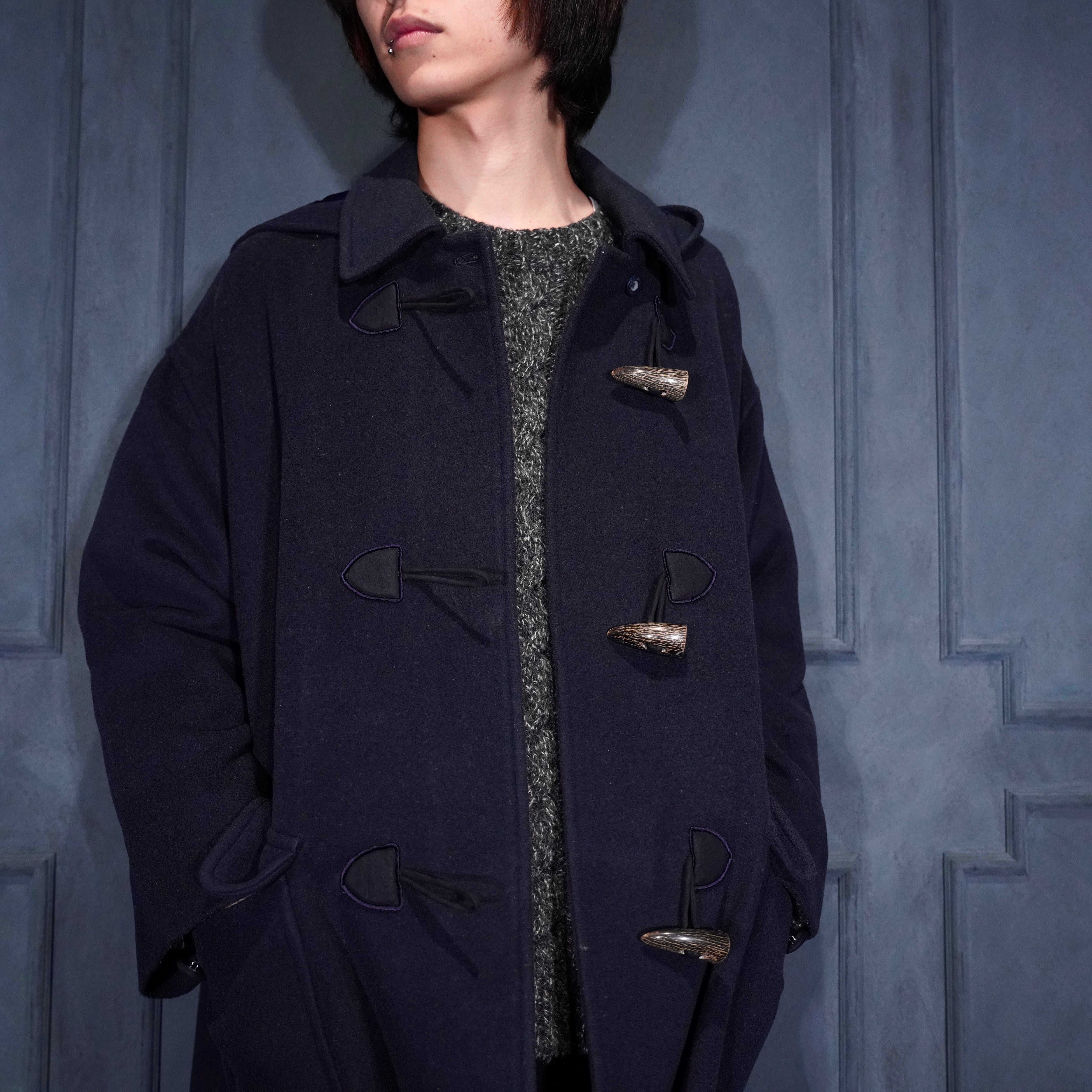 Christian Dior HOODIE DESIGN WOOL DUFFLE COAT/クリスチャン