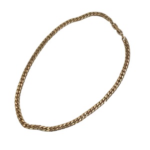 vintage GIVENCHY flat link chain necklace