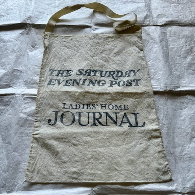 40’s Magazine Bag / Newspaper Bag - The Saturday Evening Post