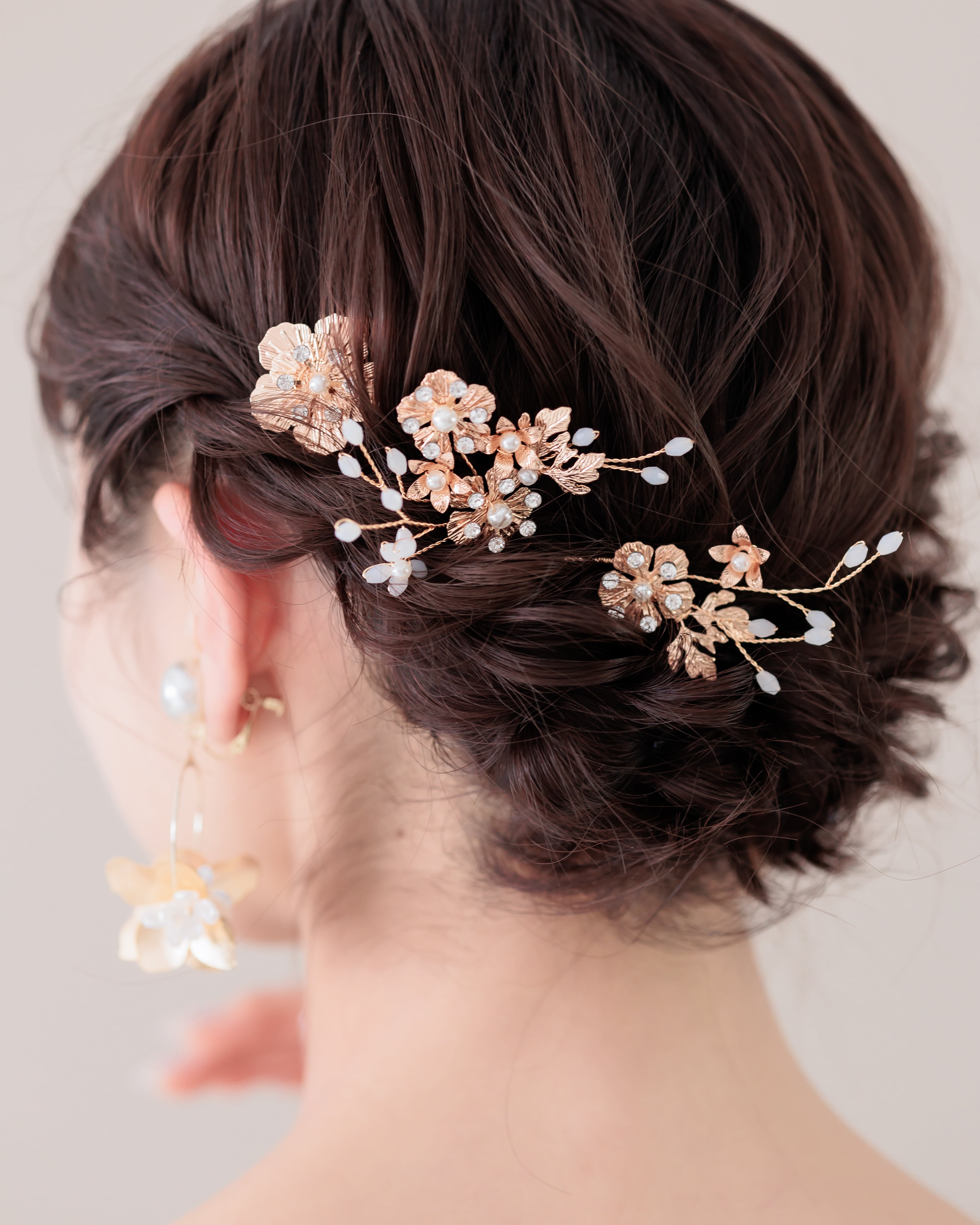 ヘアアクセサリー3点セット ウェディング【AH2501-02】 | ブライダル