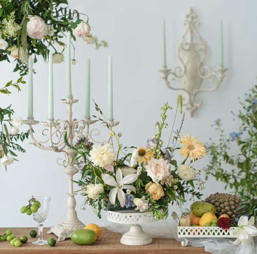 Antique candle stand【m144】