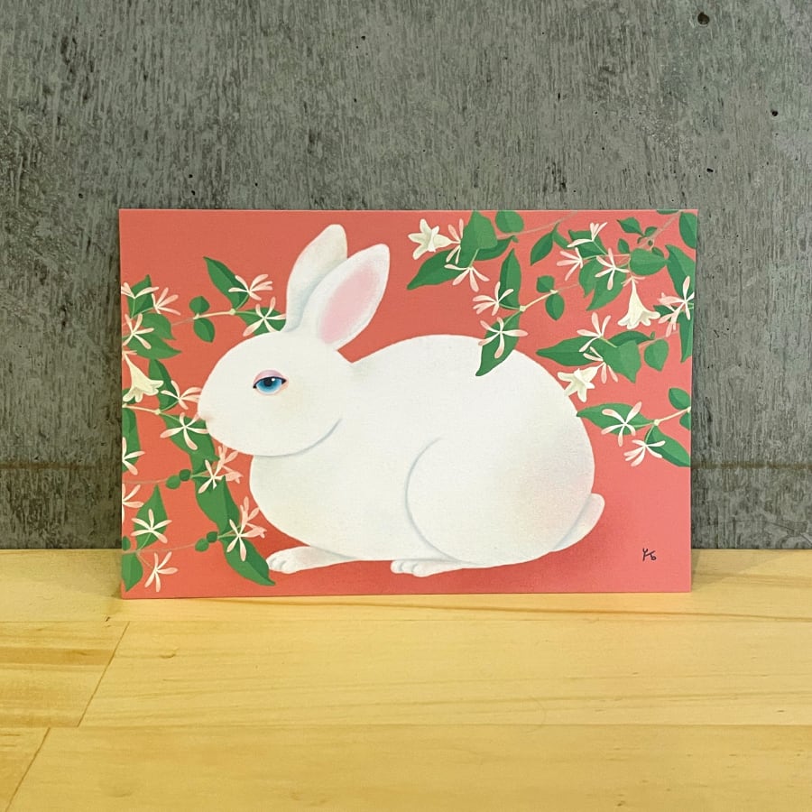白うさぎのポストカード | さいとうゆきこ