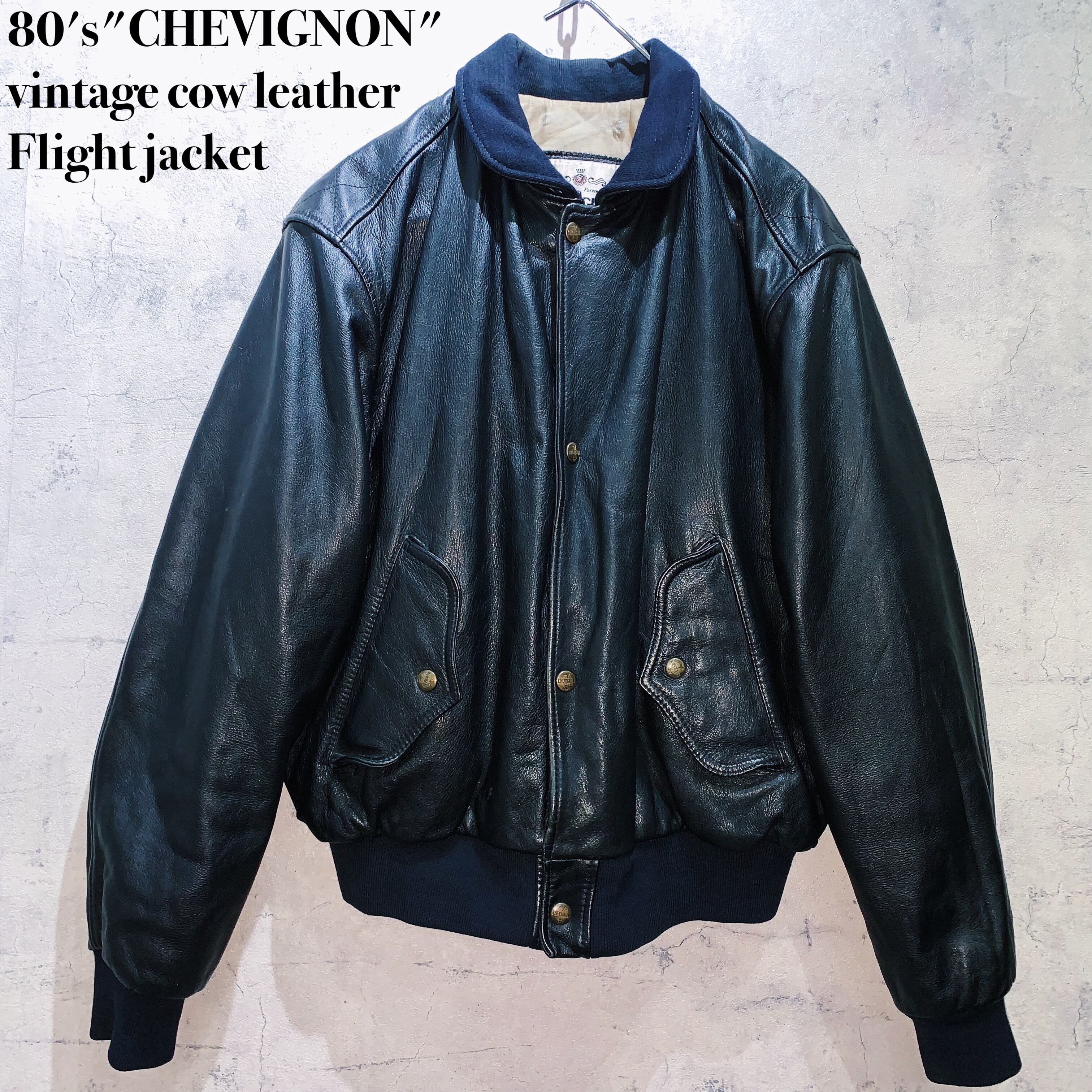 T211☆CHEVIGNON/シェビニオン リバーシブルジャケット メンズL カーキ 