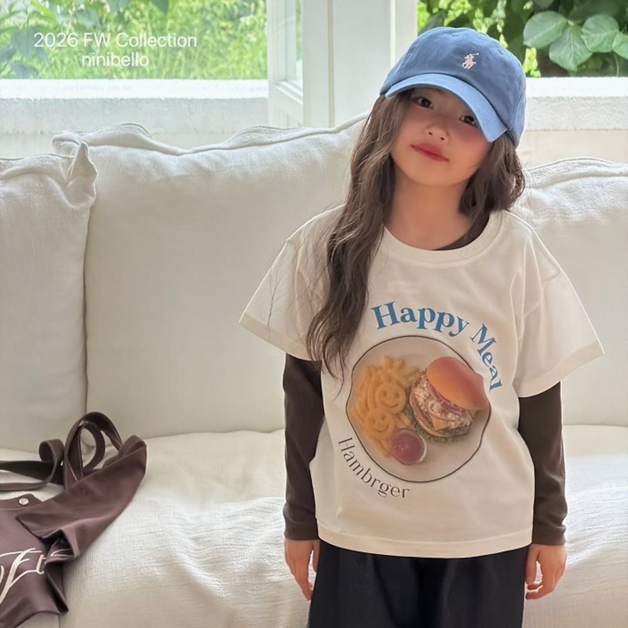 韓国子供服 / ninibello / Happy Meal T-shirt/ 半袖Tシャツ *XS~XXL*
