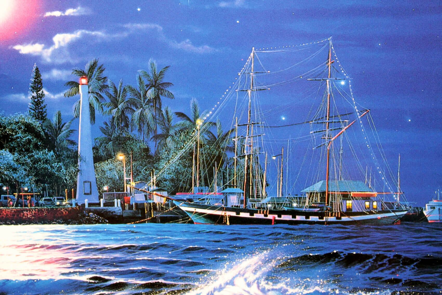 ラッセン ポスター「ラハイナ スターライト」アート 絵画 インテリア