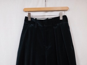 TENNE HANDCRAFTED MODERN “ 3tuck wide pants  “ GREEN
