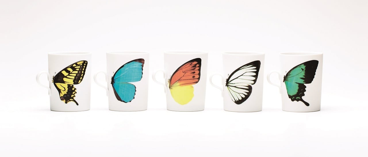 BUTTERFLY MUG / blue