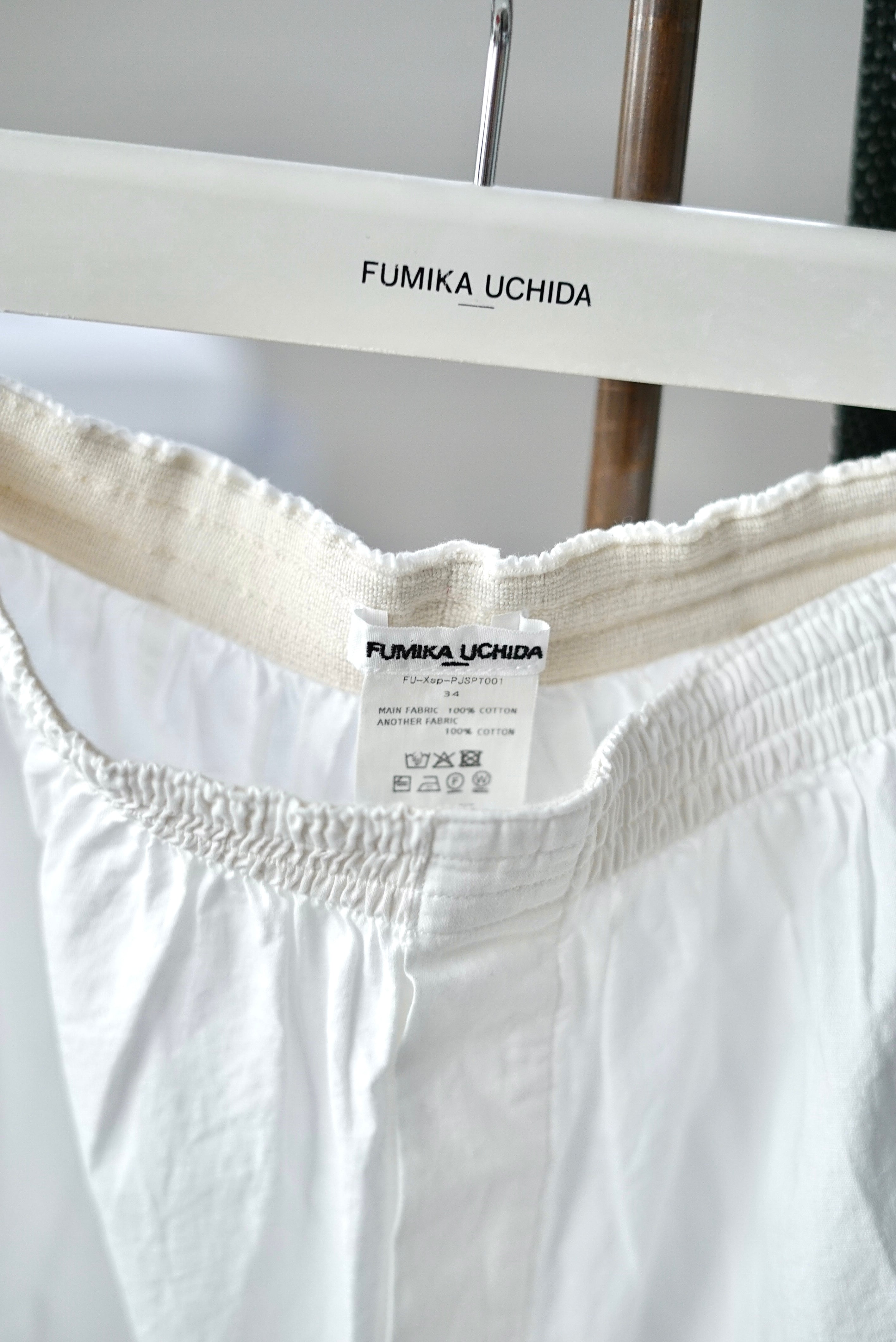 FUMIKA_UCHIDA / Lawn trunk shorts ( OFF WHITE ) | JUQUI Online
