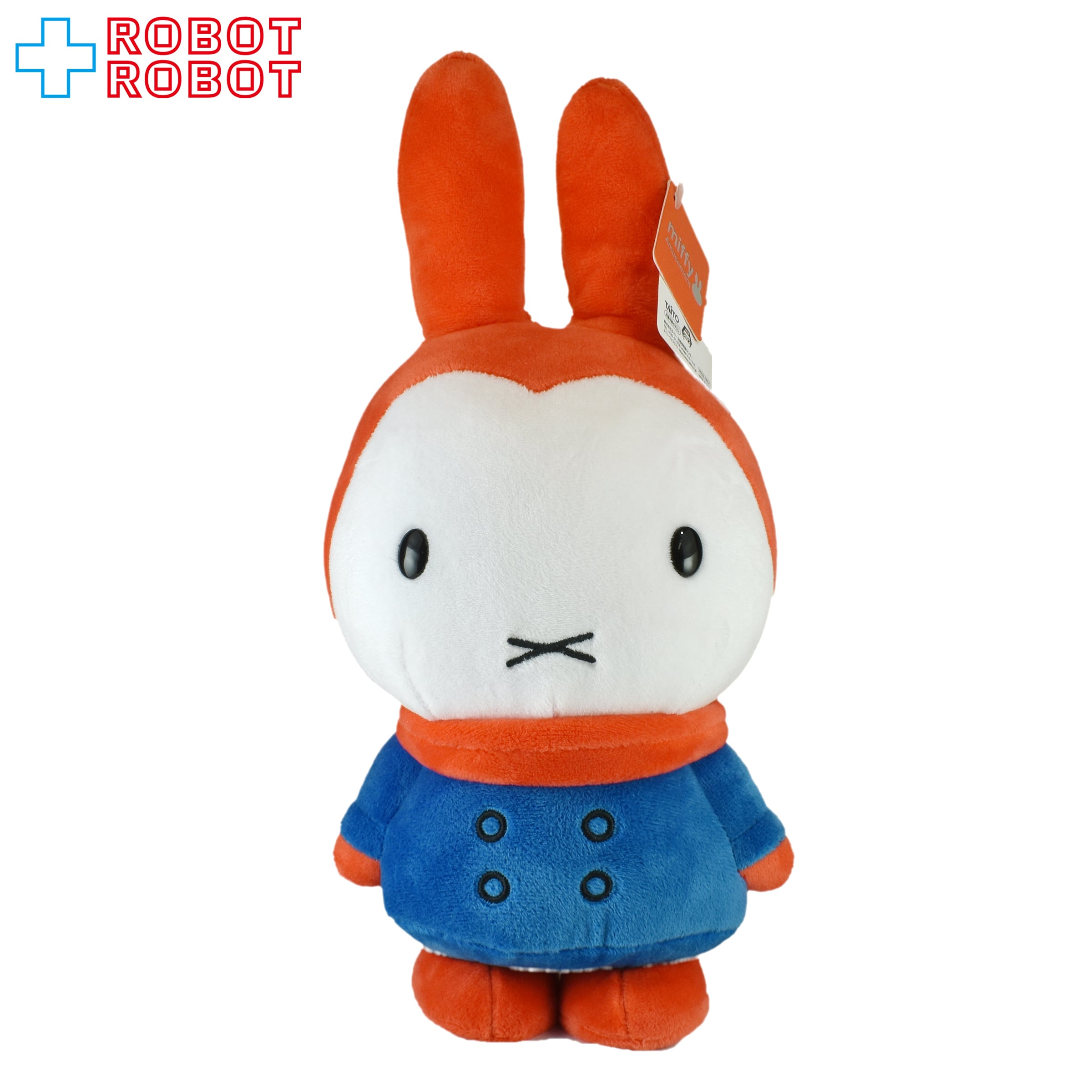 タイトー ミッフィー SLサイズぬいぐるみ ゆきのひ 青コート 2022 紙