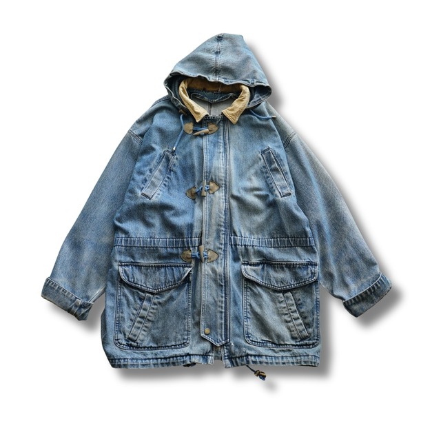 URBAN EQUIPMENT アーバンイクイップメント デニムダッフルジャケット サイズ表記なし(実寸XL相当)|NA644