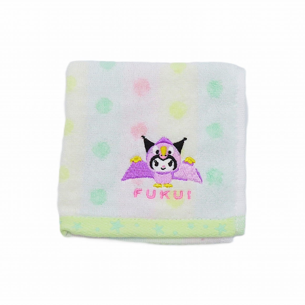 福井限定 サンリオ クロミ ハンドタオル ハンカチ ジャガードタオル