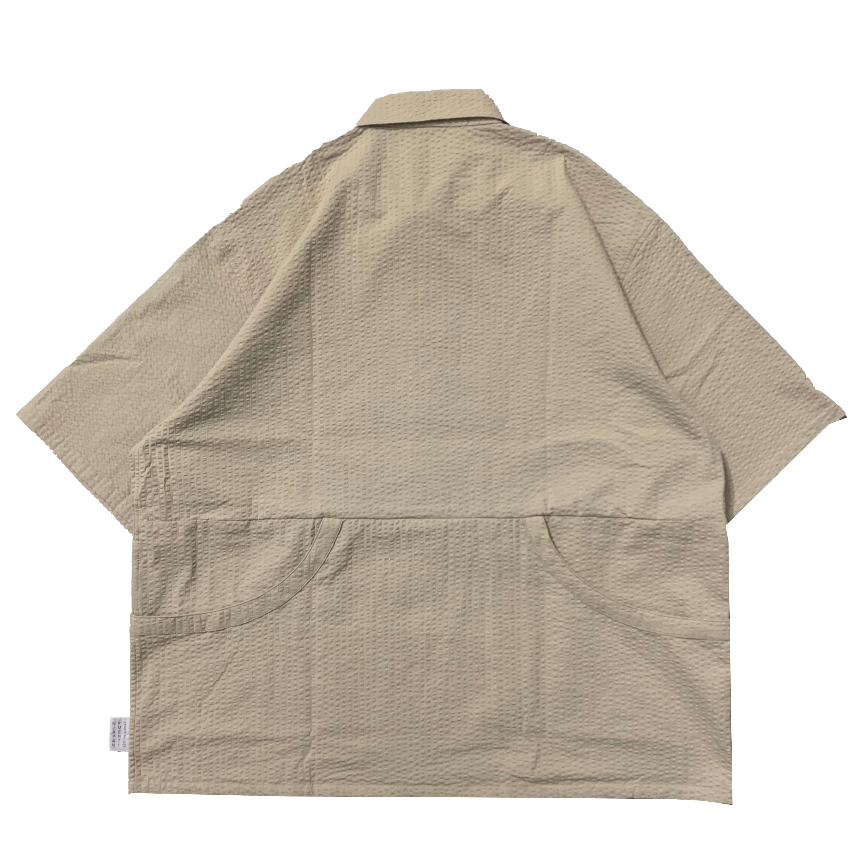 【大特価】NOROLL / THROUGH SOLID SHIRTS 【L】 NOROLL / THROUGH SOLID SHIRTS -BEIGE- | THE NEWAGE CLUB