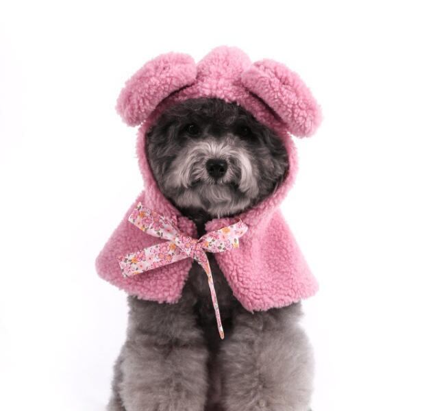 〖予約〗2101900 ピンクお耳のボアフード