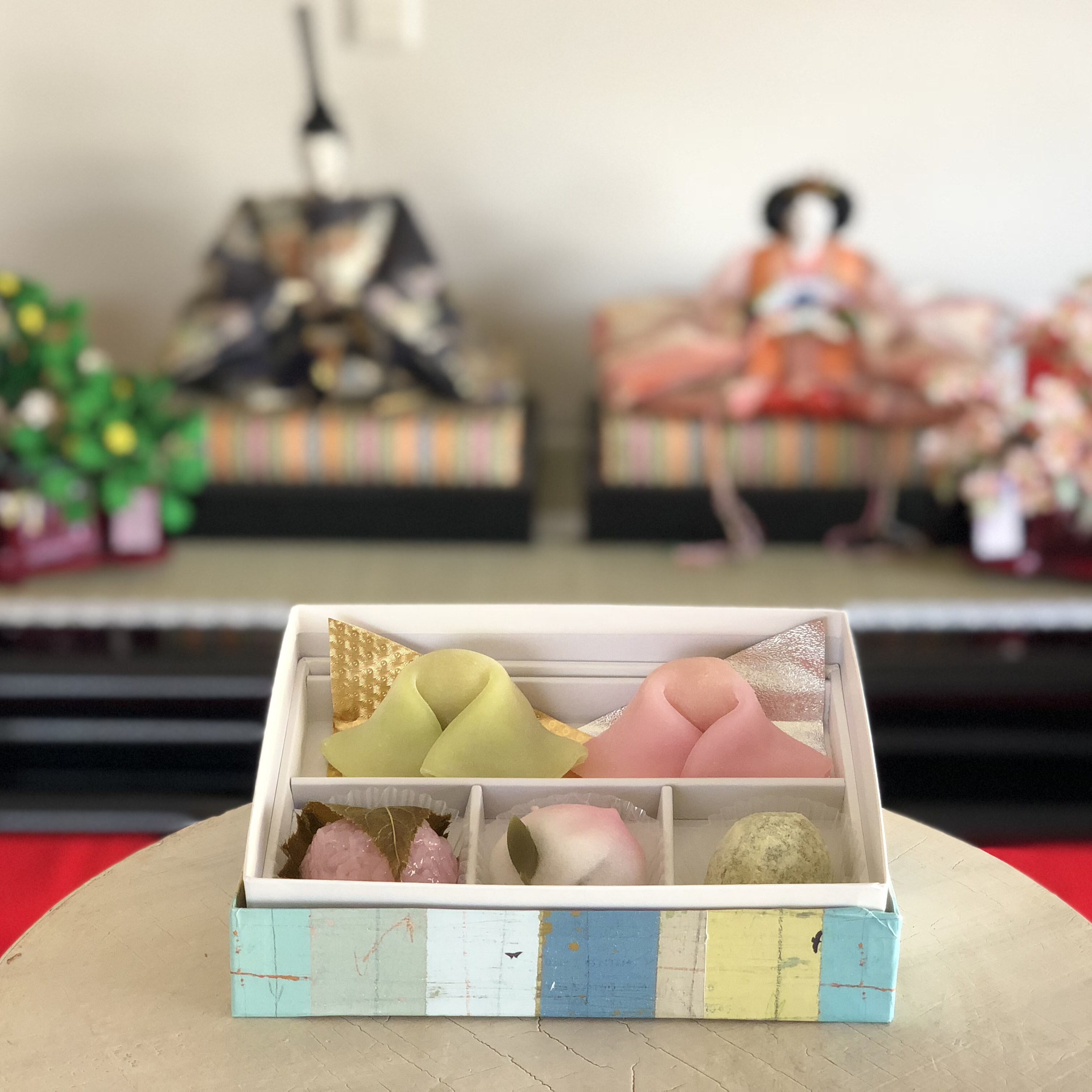 おひな様セット（上生菓子5個入／冷凍発送） | 中津菓子 かねい