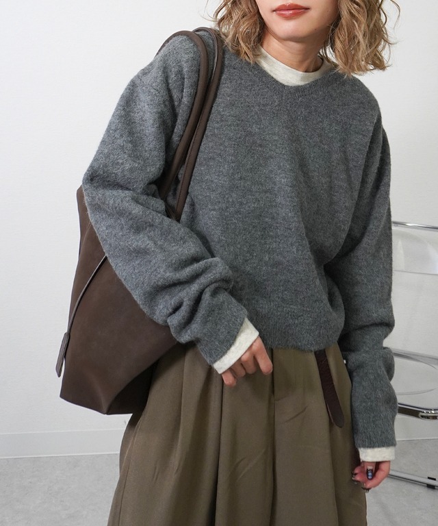 V ネックフワニット　5281116（1119）