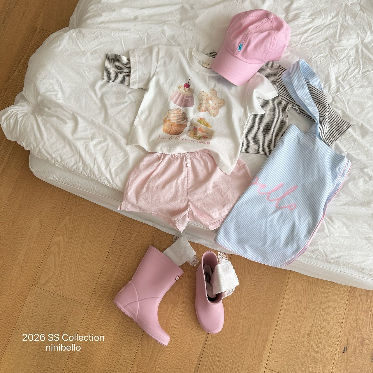 [ninibello] Juicy Sweet Short sleeve T-shirt +fee2 / [니니벨로] 쥬시스윗반팔티