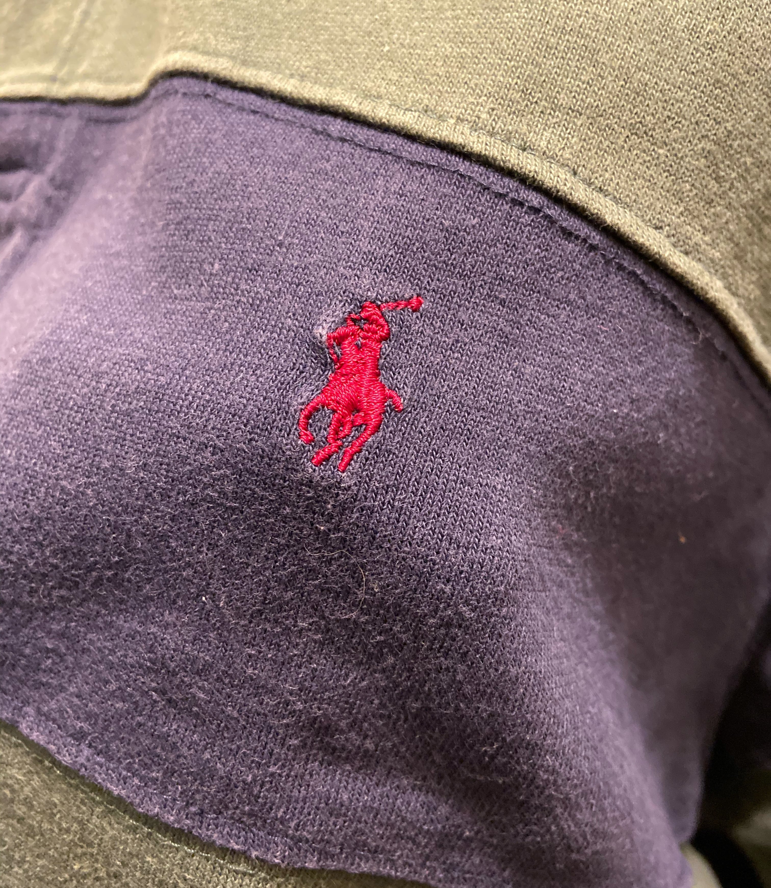 90s古着 POLO Ralph Lauren/ポロラルフローレン 刺繍ロゴ ラガーシャツ ...