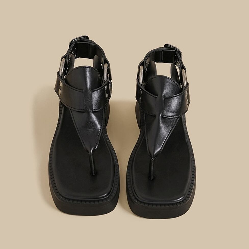 strap tong sandals / l0691