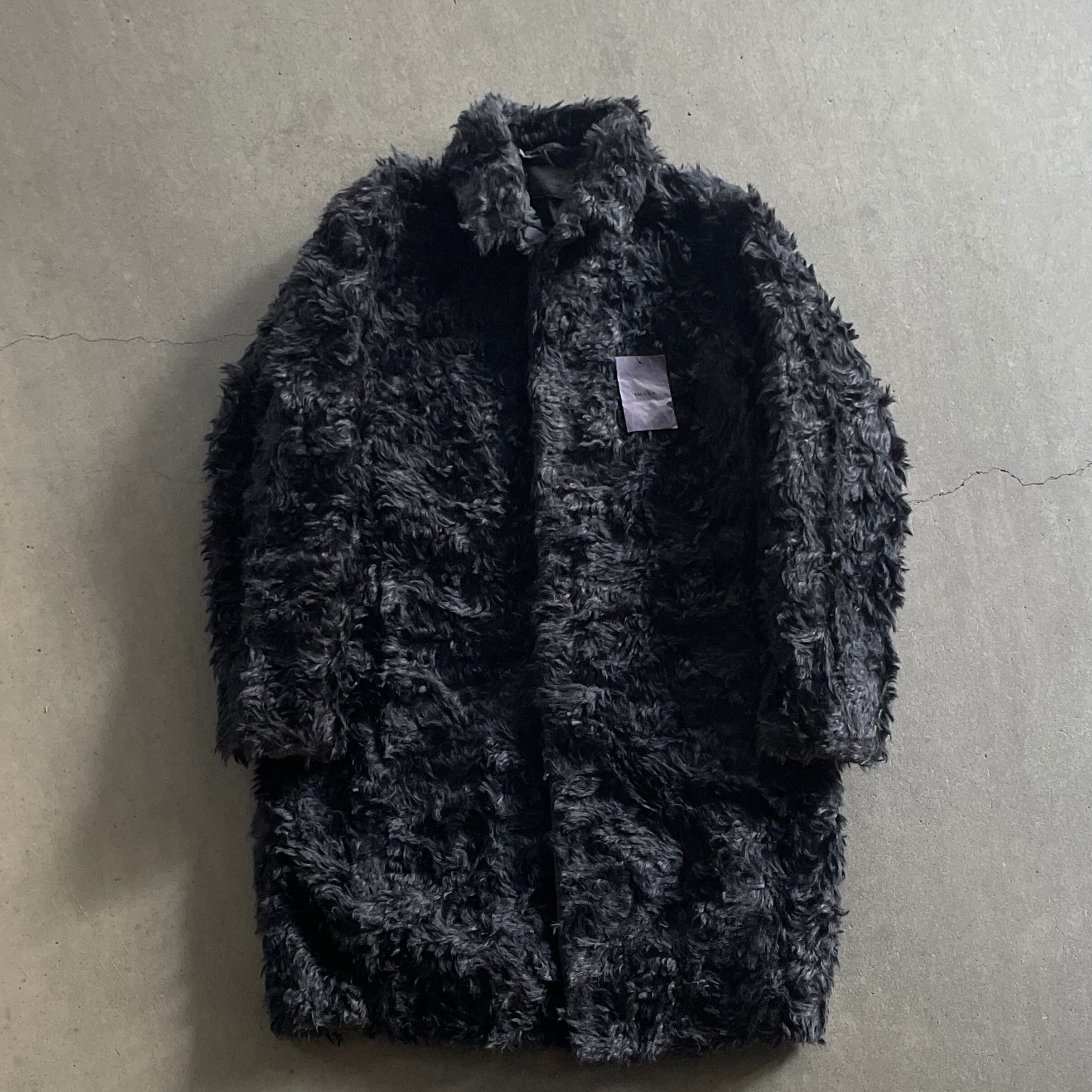 2007aw prada black fur coat 52 | vexed_store