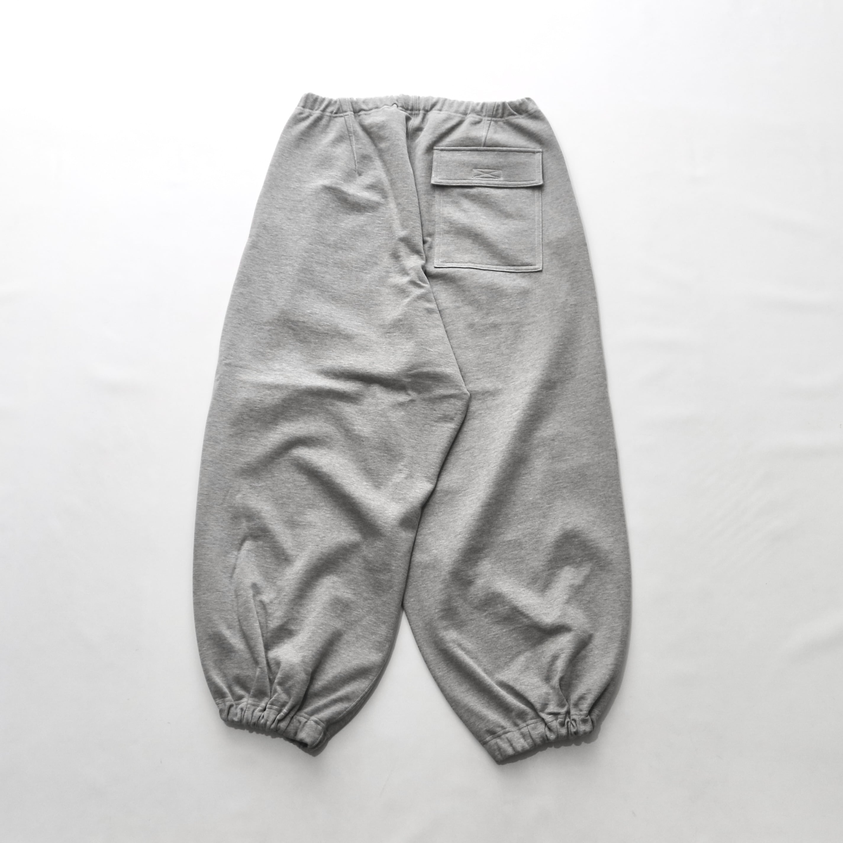 HAVERSACK ハバーサック】HIGH GAUGE FLEECY STITCH WIDE TRACK PANTS