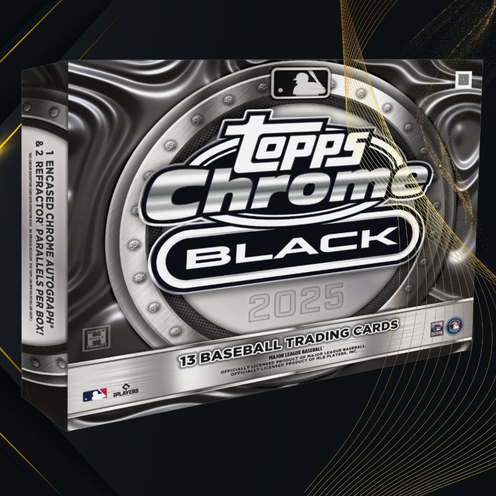 2025 Topps Chrome Black Baseball Hobby Box（1ボックス