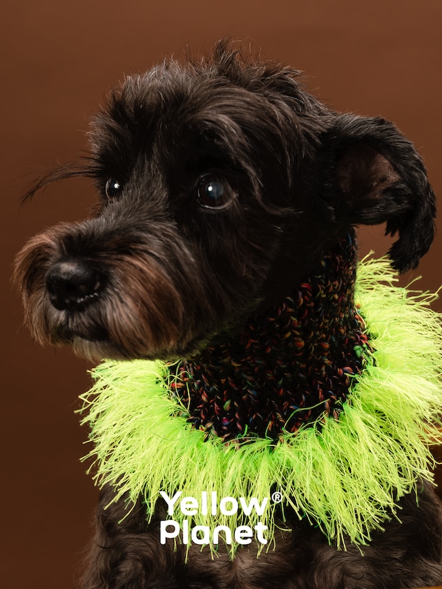 ote.別注 Fringe Knit Snood Neon