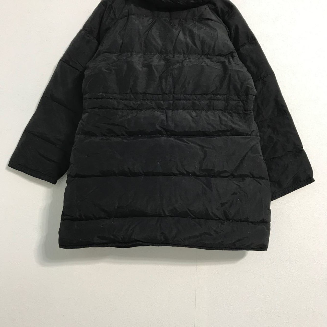 Lee ダウン ジャケット レディース L ブラック リー フード 防寒 古着 