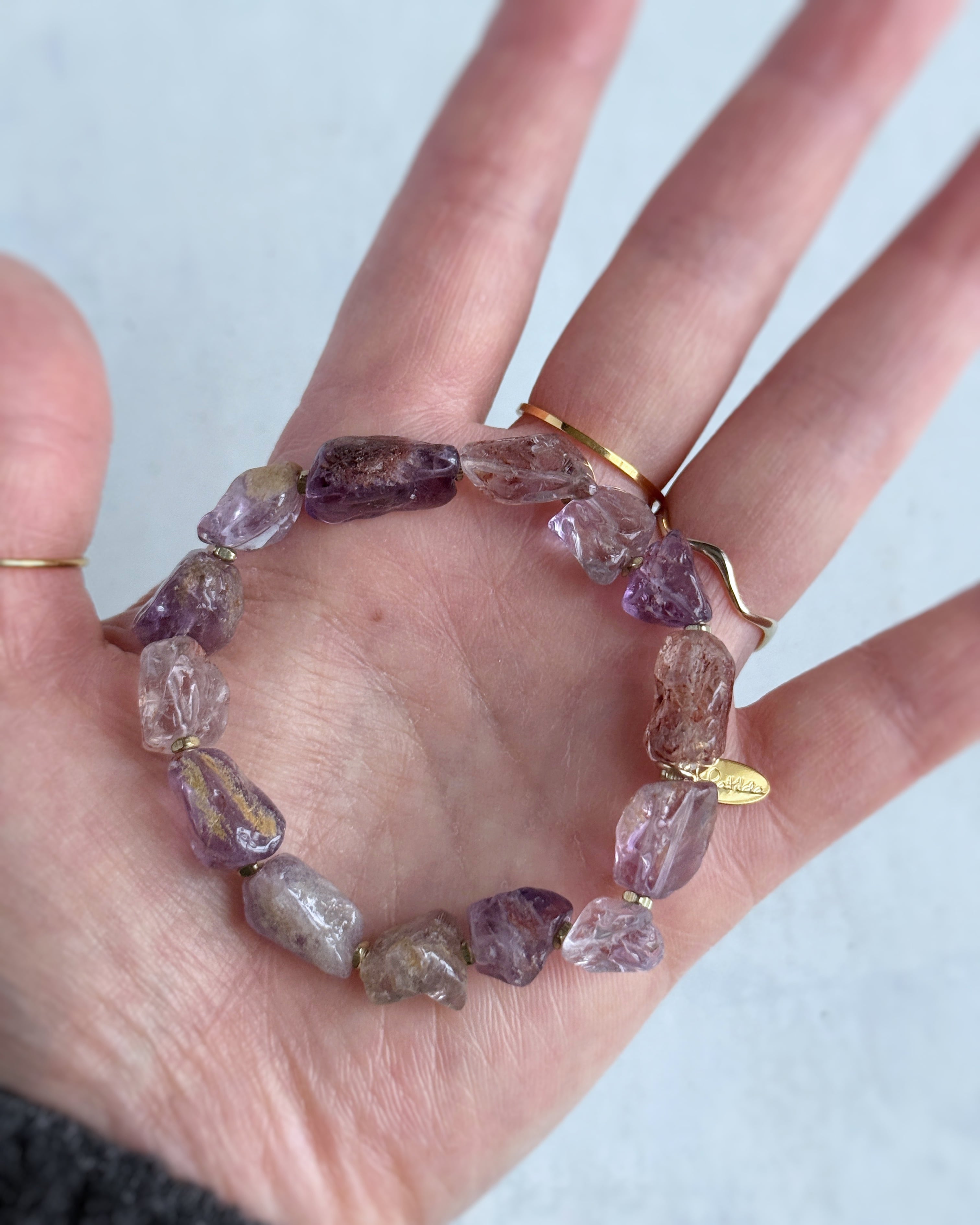 rough rock bracelet(ガーデンアメジスト)