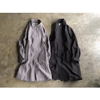 BASISBROEK (バージスブルック) 『NEVER』Nep Silk&Linen Mix Oversized Coat