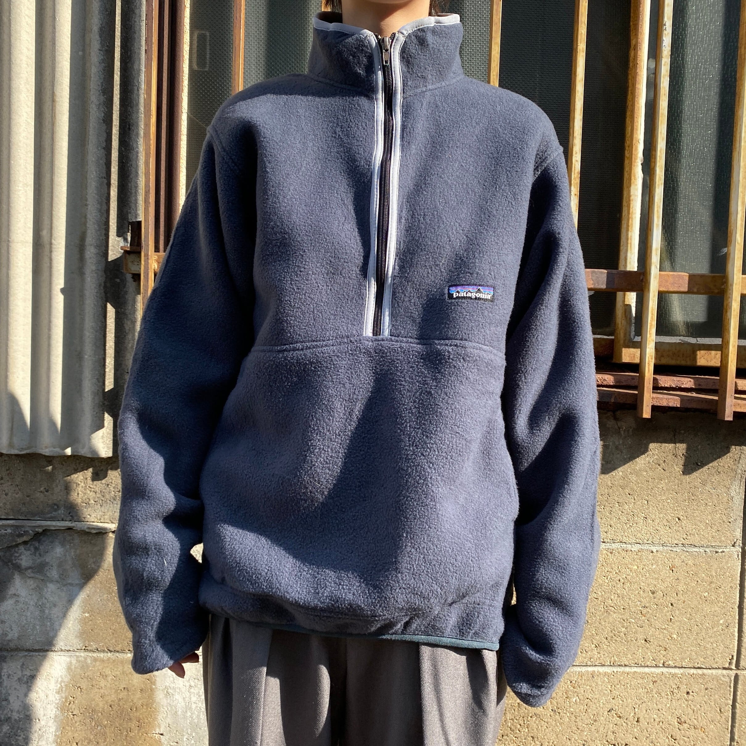 00年製 Patagonia パタゴニア シンチラ ハーフジップ プルオーバー フリース メンズS 古着 00s ヴィンテージ ビンテージ  SYNCILLA グレー 25735 FA00 アウトドア【フリースジャケット】 | cave 古着屋【公式】古着通販サイト