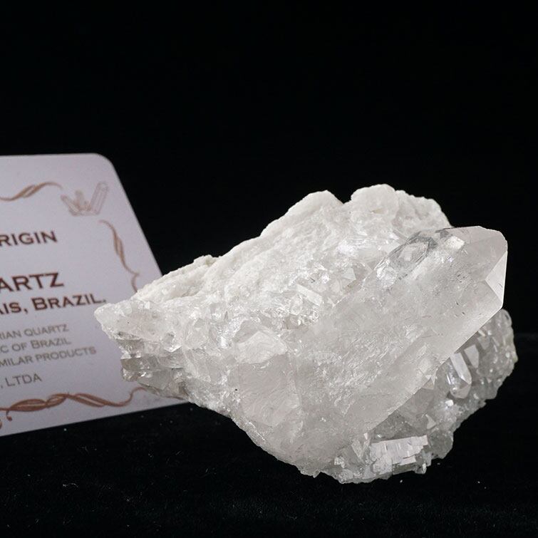 水晶 クラスター 原石 ブラジル ミナスジェライス州 コリント産 レムリアンシード 証明書付属 一点物 272-216