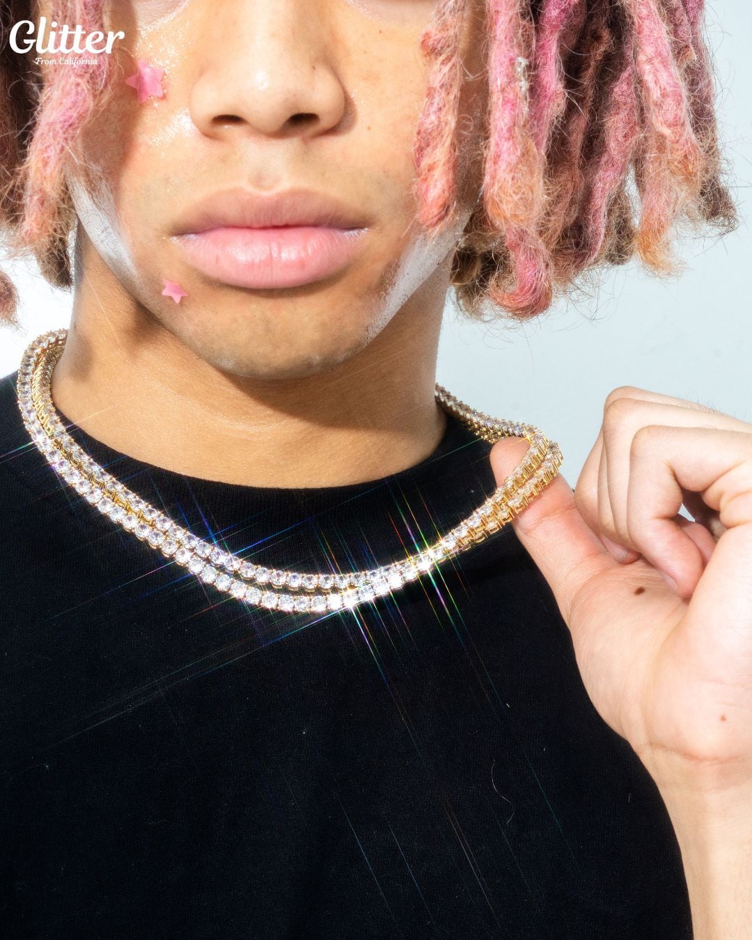 Double Tennis Chain Set【5mm】【本日まで15%OFF】 | Glitter