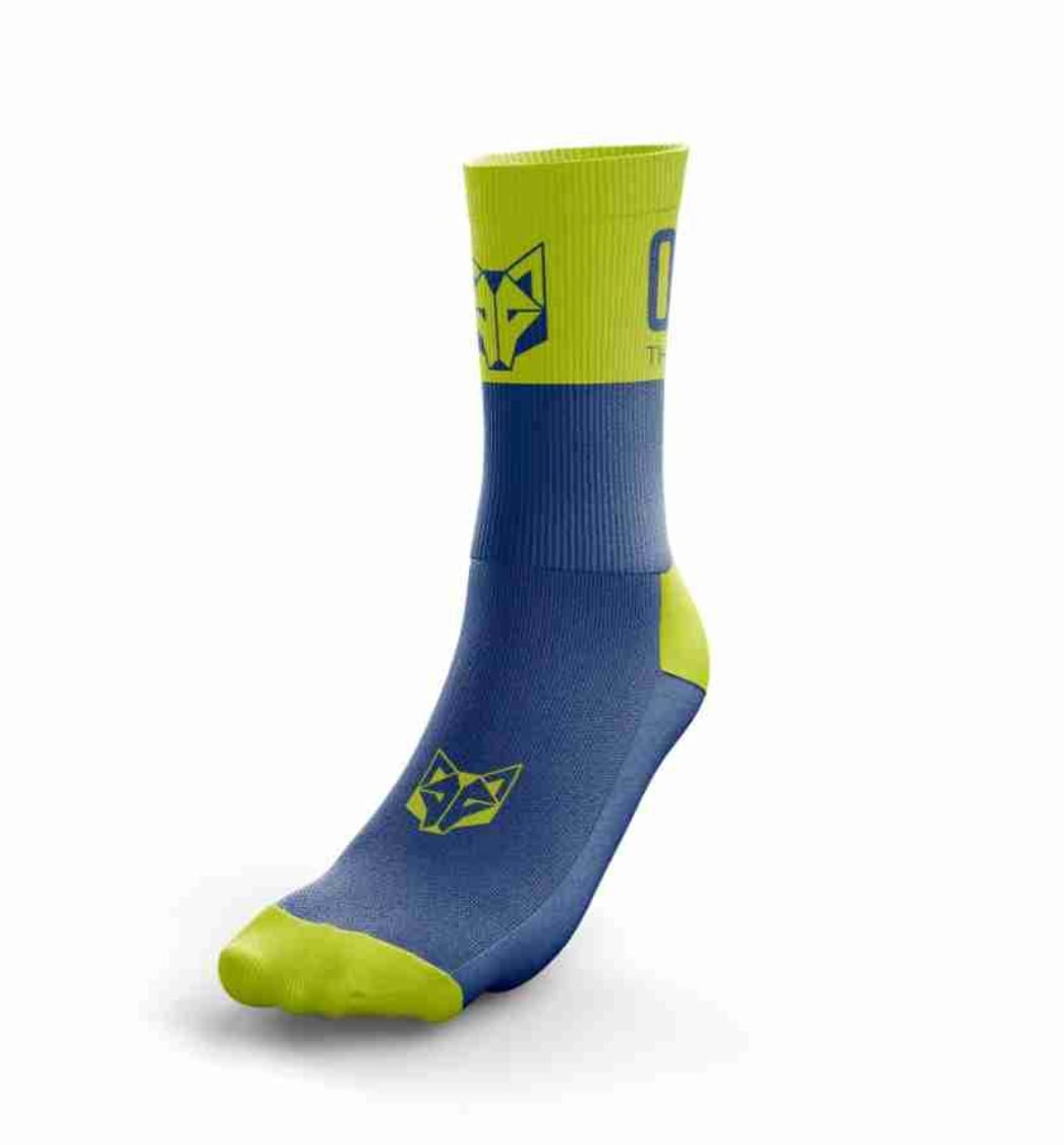 OTSO(オツソ) MULTISPORT SOCKS MEDIUM CUT ELECTRIC BLUE \u0026 FLUO