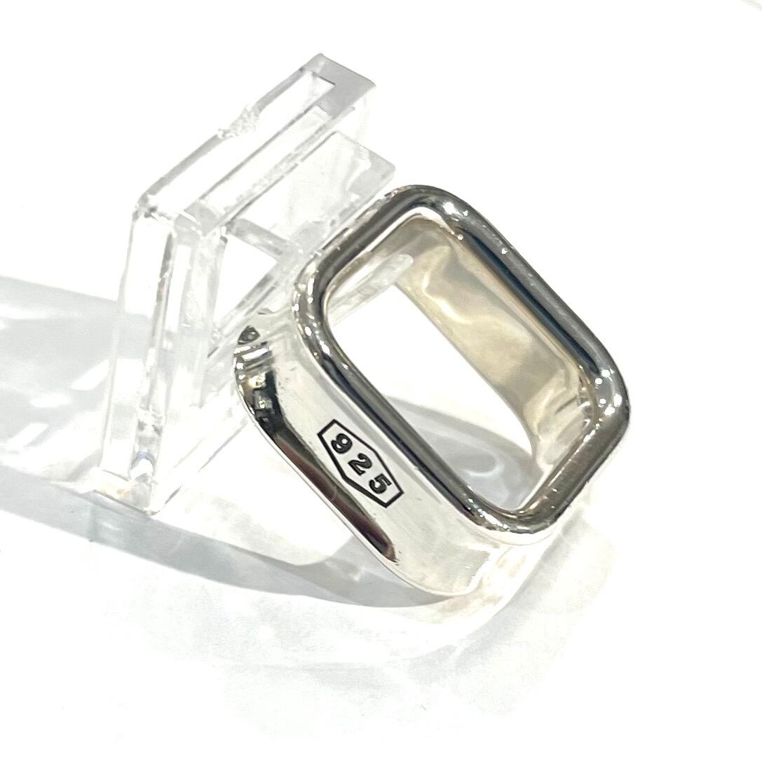 TIFFANY&CO.】【12-13号】2552 T&CO 1837 スクエアリング／シルバー925