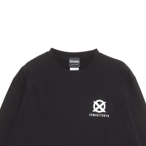 XSWAG ロングスリーブTシャツ バック縦ロゴ BK