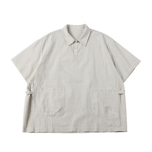 プルオーバールーズ半袖シャツ　0718