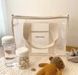 即納【ba＆ttang】mesh square walk bag