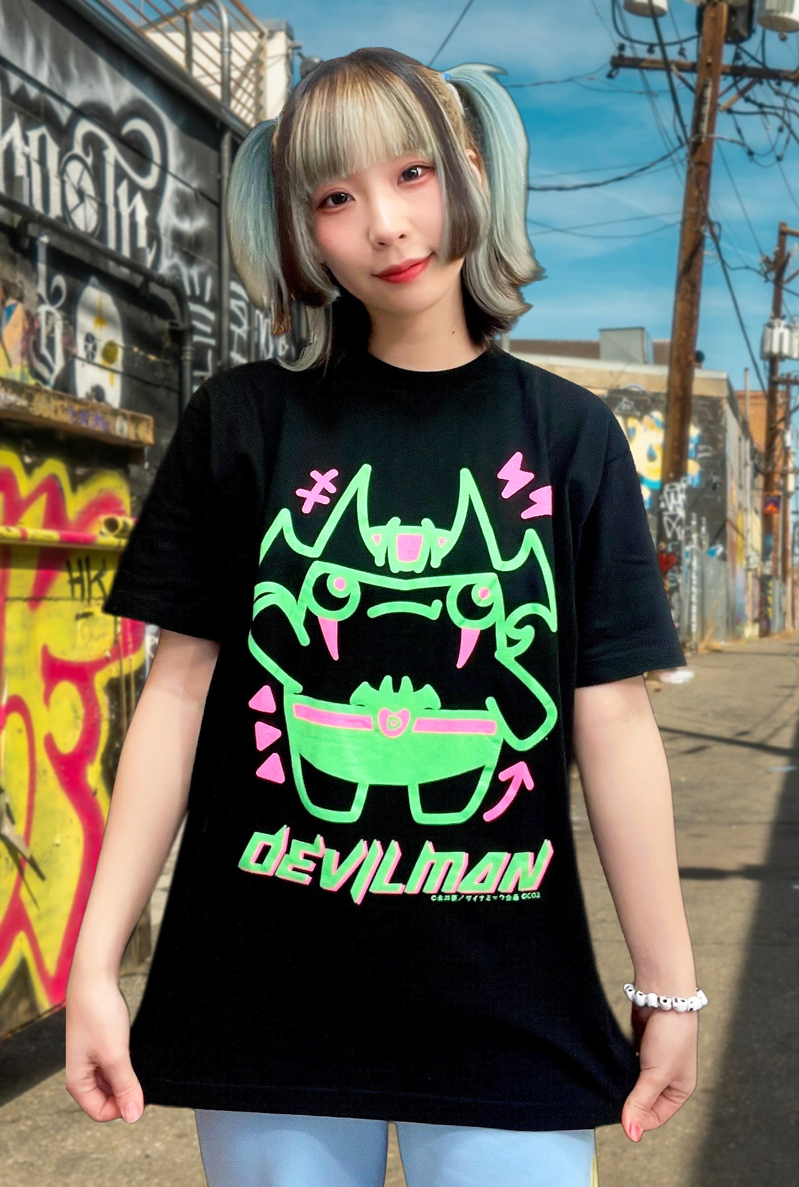 CO2＆永井豪 デビルマンTシャツ | CO2 Monster SHOP