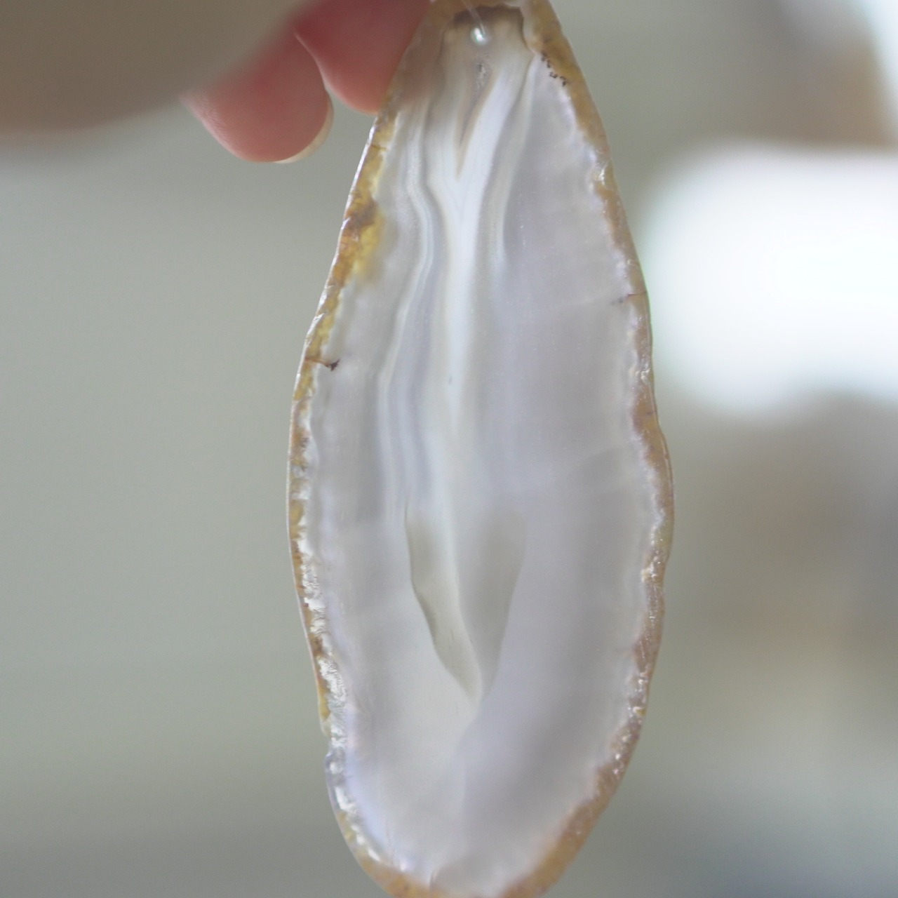 Ice Caramel Latte - アゲートヒーリングチャイム / Agate Sun Catcher Wind Chime 849